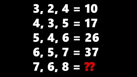 Test IQ exclusiv pentru genii | Rezolvați ecuația dificilă din imagine!