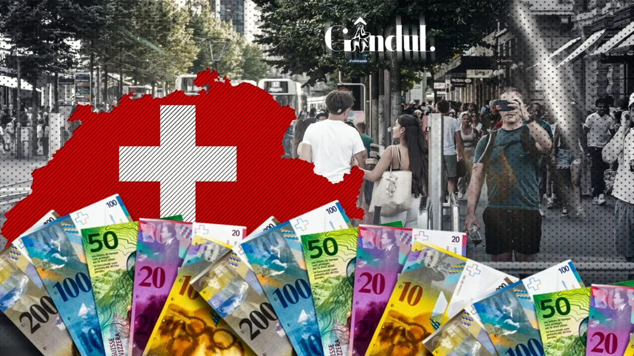 Elvețienii și-au pus dreptul la cash în Constituție. Votul la referendum a fost covârșitor. Doar alte trei țări din Europa mai au acest drept în legea fundamentală. Cum este legea acum în România