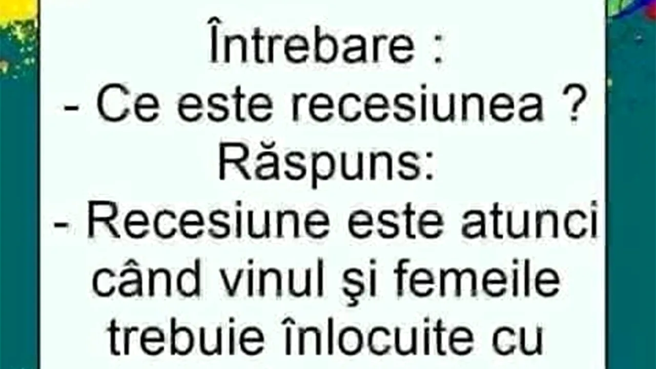 BANCUL ZILEI | Ce este recesiunea