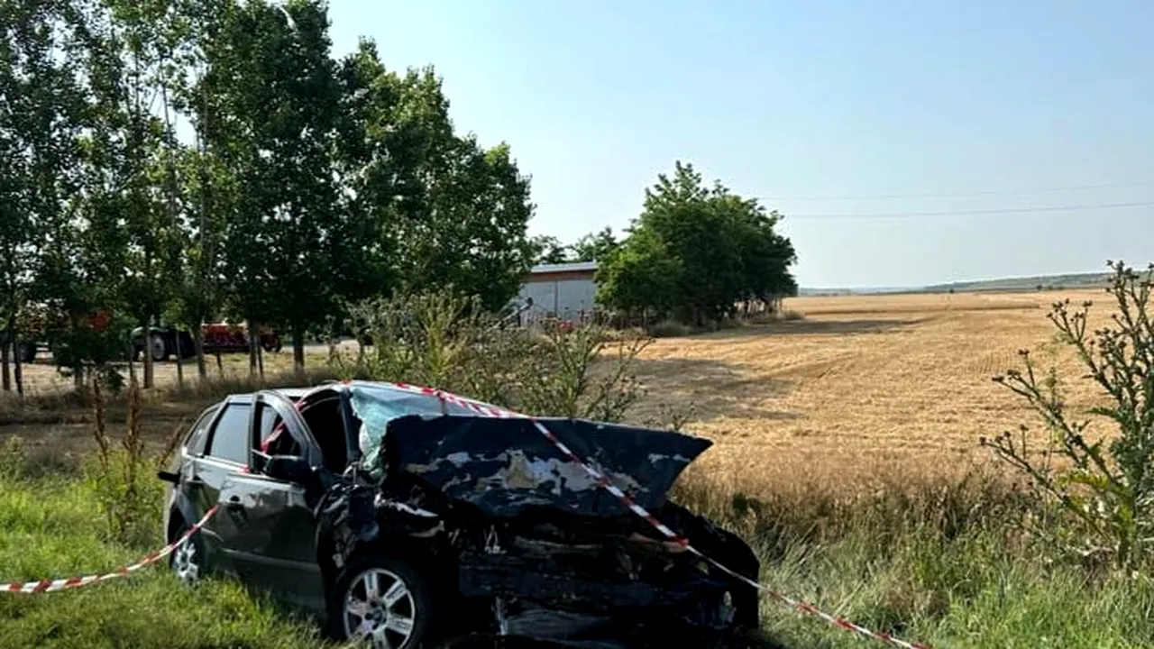 ACCIDENT mortal în Teleorman. Victima încarcerată nu a mai putut fi salvată