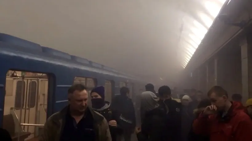 O stație de metrou din Sankt Petersburg, din nou închisă după o amenințare cu bombă