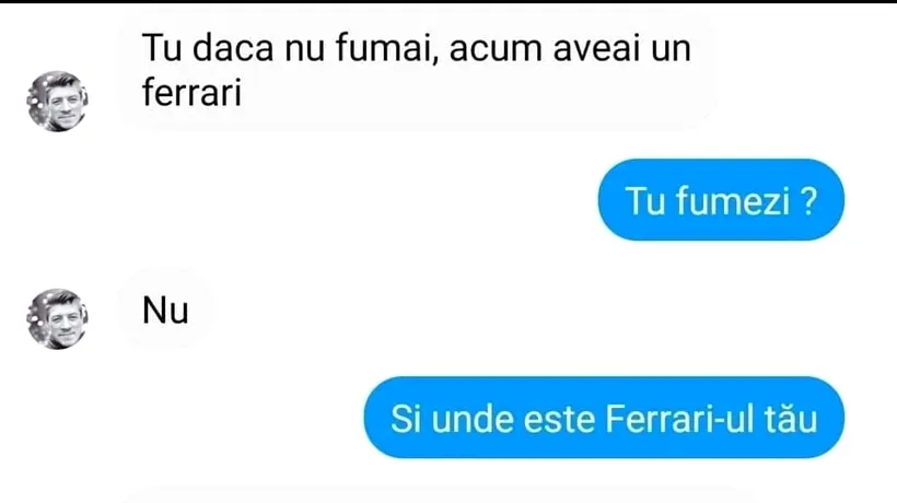 BANCUL ZILEI | Dacă nu fumai, acum aveai un Ferrari