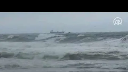 O navă rusească de transport marfă s-a scufundat în Marea Neagră, în largul coastelor provinciei Bartin din Turcia (VIDEO)