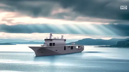 Șantierul naval din Galați construiește PRIMUL portavion special, din România. Aeronava, capabilă să lanseze orice tip de drone