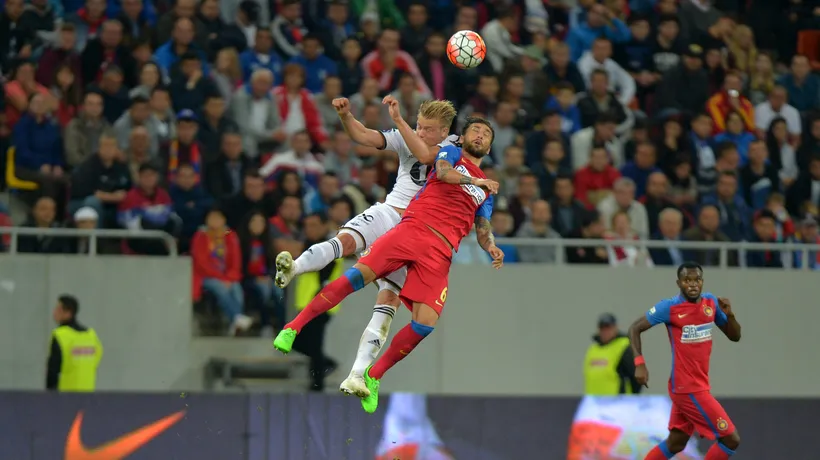 Câți români s-au uitat la meciul Steaua - Rosenborg. Pro TV, audiențe de câteva ori peste următoarele locuri cu partida de fotbal 
