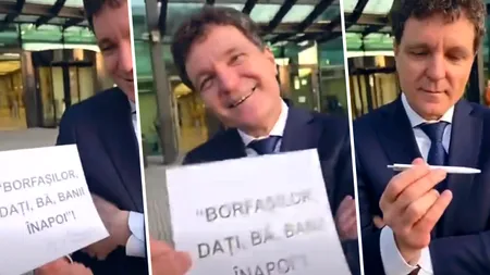 Confruntare între protestatarul Ceaușescu și Nicușor Dan. Ceaușescu i-a scos bilețelul “borfașilor, dați banii”