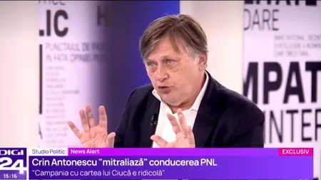 Crin ANTONESCU: Numai niște semidocți puteau să gândească o campanie pe performanțele literare ale lui Ciucă / „PNL e pândit de RIDICOL”