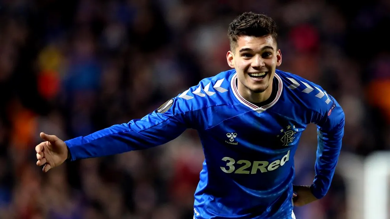 Ianis Hagi, MVP în Scoția! Performanța fantastică bifată de român în victoria cu 5-0 a lui Rangers! (VIDEO)
