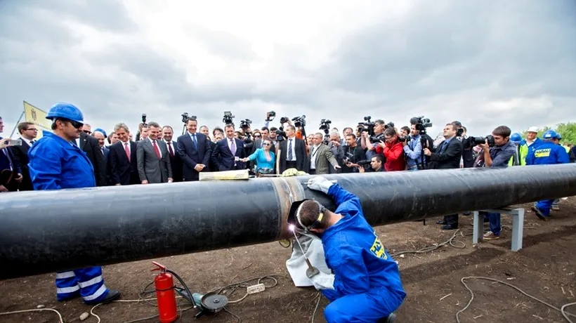 Ponta inspectează lucrările la gazoductul Iași-Ungheni