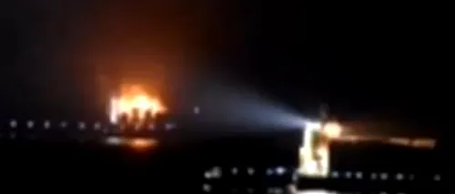 O navă-cargo la bordul căreia era un român a luat foc în Marea Arabiei