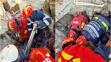 VIDEO | Românii salvează vieți printre ruinele din Turcia