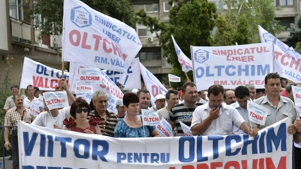 Protestele de la Oltchim s-au încheiat. Sindicatul cere încetarea războiului psihologic
