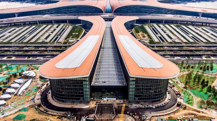 Imagini cu noul aeroport gigant din Beijing: Cât a costat - VIDEO