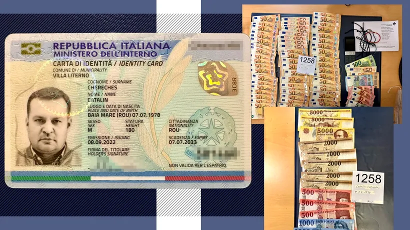 SURSE | Cătălin Cherecheș avea la el un act de identitate italian, în momentul în care a fost capturat / Câți EURO au fost găsiți asupra sa