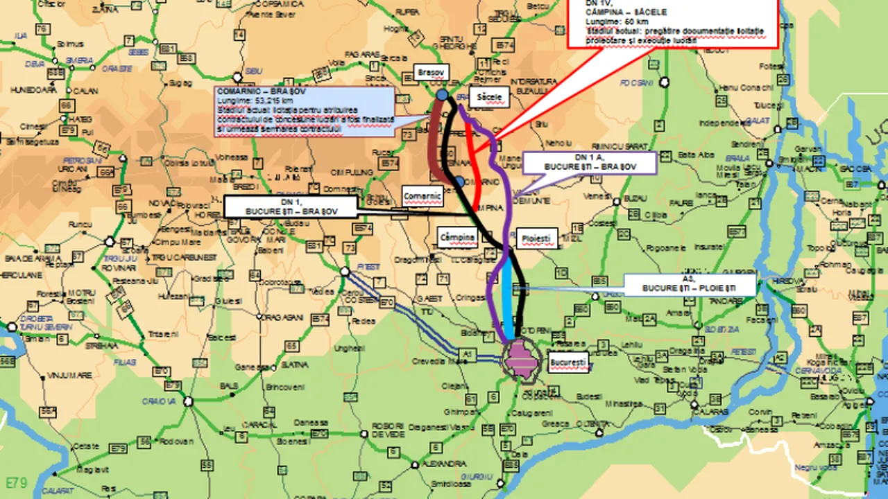 Cum poate fi construită mai ieftin Comarnic-Brașov. 
