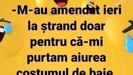 BANCUL ZILEI | Amendă la ștrand