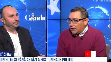 VIDEO | Victor Ponta: „Problema României este că a intrat într-un scenariu făcut de mult”