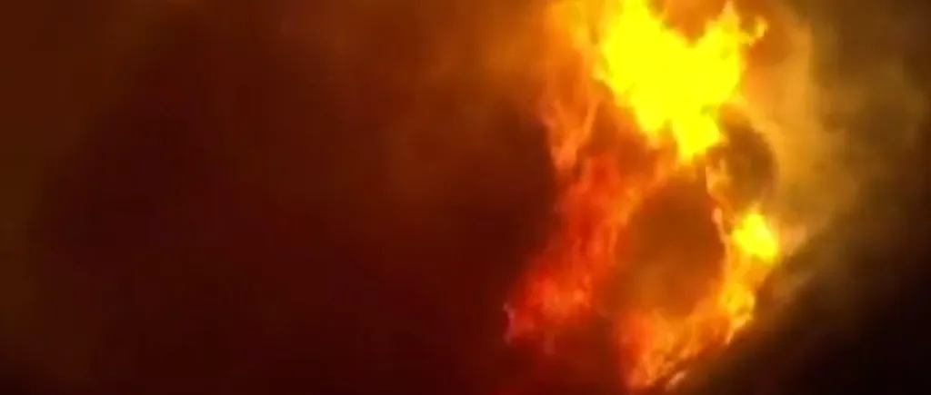 Un celebru platou de filmare, distrus de un incendiu de nisip. VIDEO