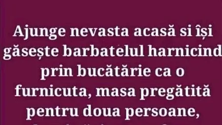 BANCUL ZILEI | Ce se întâmplă când nevasta ajunge acasă prea devreme