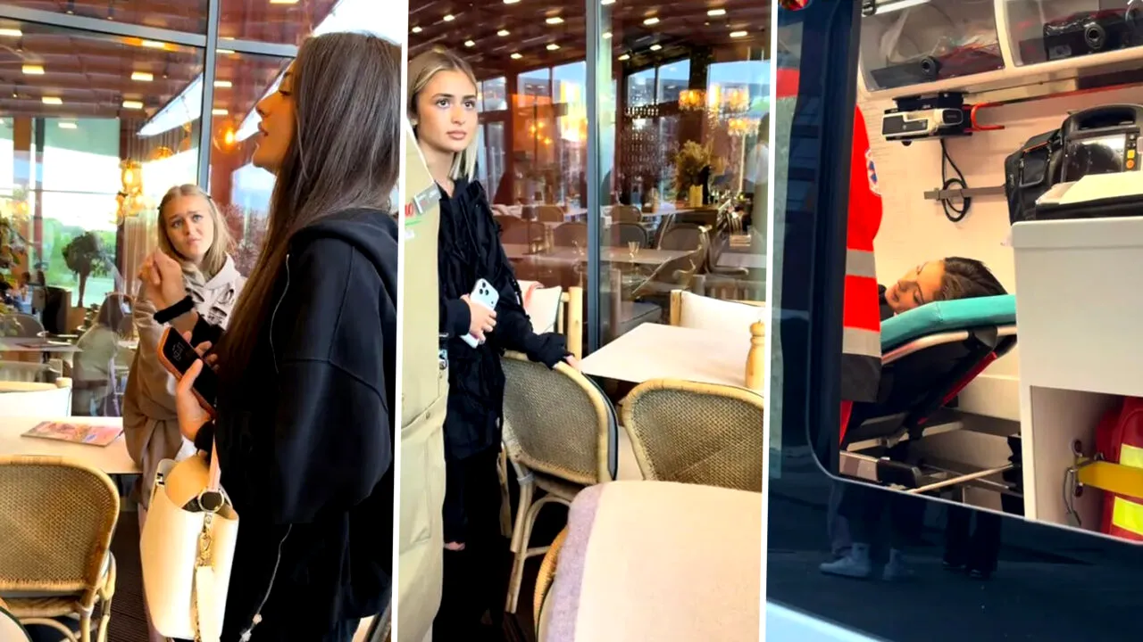 Andreea Bostănică și Iuliana Beregoi s-au luat la bătaie într-un restaurant de lux. Poliția și ambulanța au intervenit