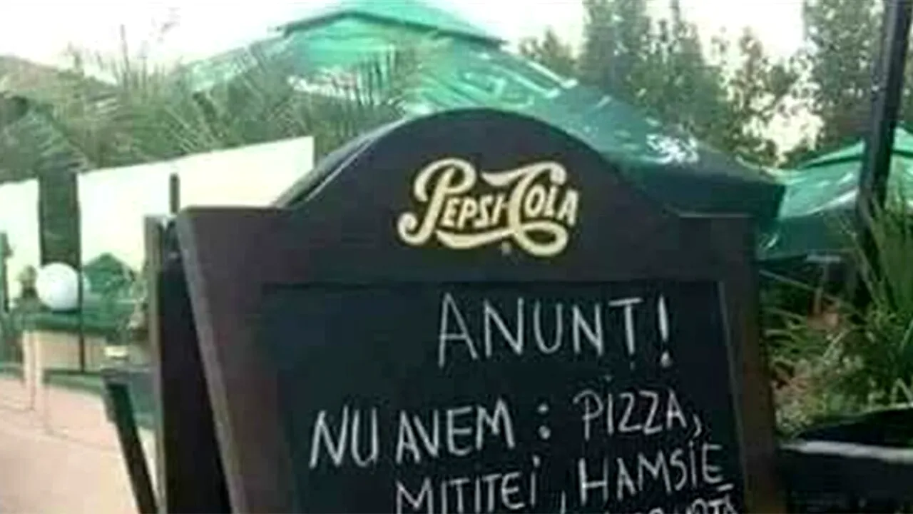 Anunț ilar postat de proprietarul unei terase din Bacău: 