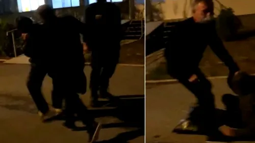 VIDEO| Scene de coșmar într-un spital din România. Bărbat bătut de paznic în sala de așteptare