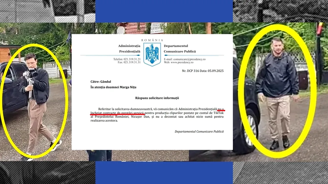 Cine plătește echipa de filmare a familiei Nicușor Dan, dezvăluită de Gândul? Răspunsul OFICIAL al Administrației Prezidențiale adâncește și mai mult MISTERUL