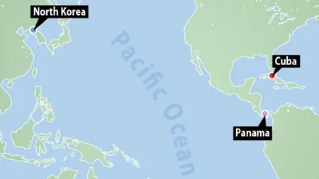 Țara care revendică armamentul ascuns la bordul unei nave nord-coreene: 