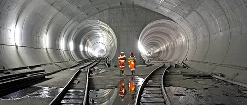 Cel mai lung tunel feroviar din lume, care străbate Alpii elvețieni pe 57 km, inaugurat. Un spectaculos VIDEO 360 de grade