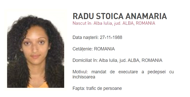 Most Wanted: O româncă, pe lista celor mai căutate infractoare din lume / Motivul pentru care autoritățile o vânează pe Anamaria Radu-Stoica încă din 2012