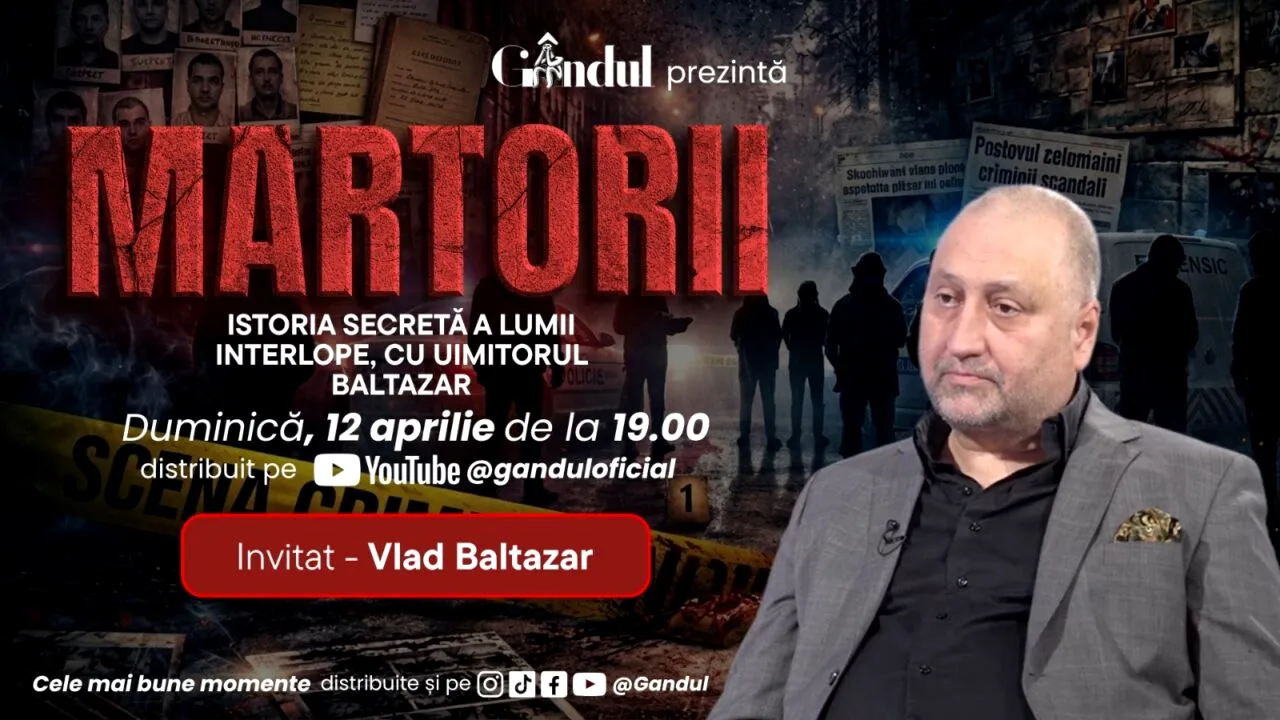 MARTORII prezintă, duminică, 12 aprilie, de la ora 19.00, istoria secretă a lumii interlope, cu uimitorul BALTAZAR