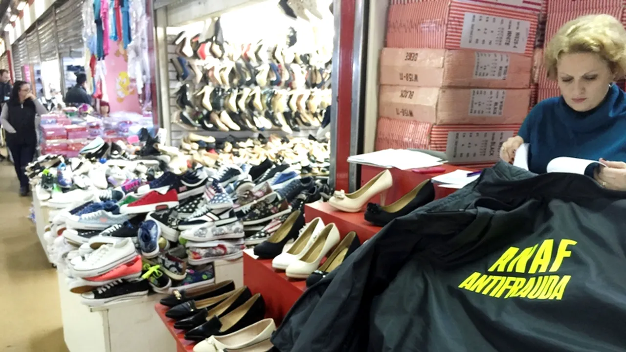 Razie ANAF în complexul comercial Dragonul Roșu, în cadrul Operațiunii 