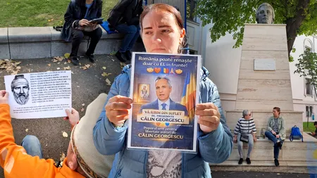 Burebista, Eminescu, „revoluție” la Georgescu. Se scriu „pagini de istorie” în fața Arestului Central, acolo unde este întemnițat fostul candidat la președinție: „Călin, te iubim!”