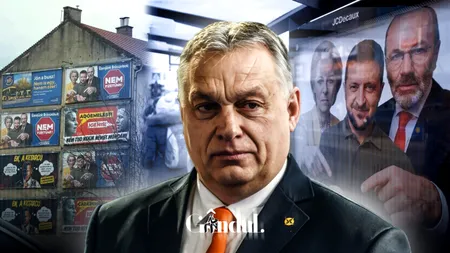 Viktor Orban îi avertizează pe alegătorii maghiari prin afișe electorale: Zelenski și Ursula vor controla Ungaria prin Peter Magyar