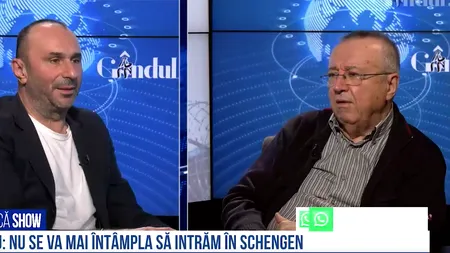 VIDEO | Ion Cristoiu: „Nu se va mai întâmpla să intre România în Schengen, doar dacă ne dezlipim de Bulgaria”