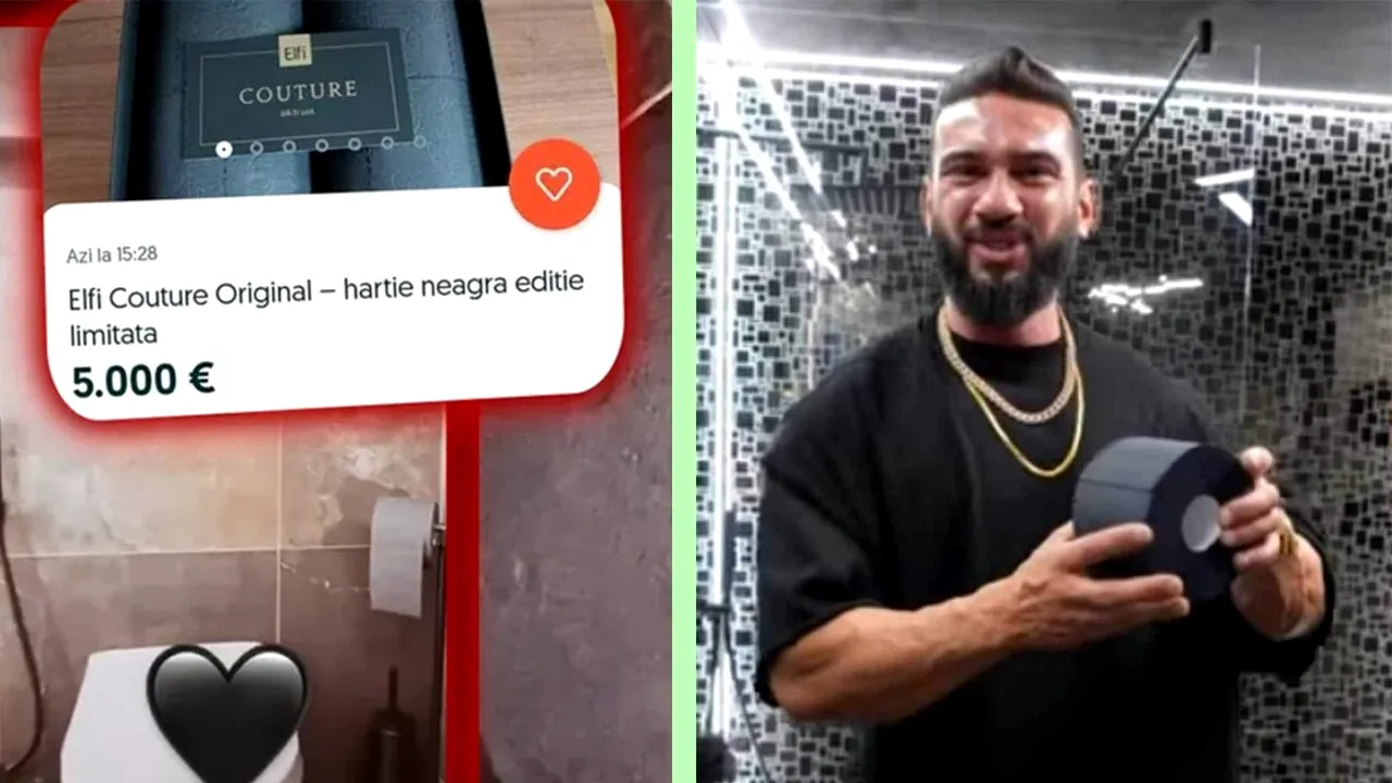 O femeie din Iași a cumpărat hârtie igienică „DE LUX” cu 5.000 de euro! Dorian Popa și Selly fac reclamă acestui produs bizar