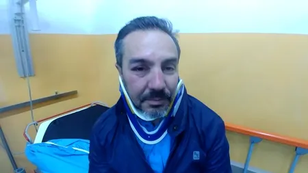 Președintele USR Mehedinți a fost bătut crunt în timp ce împărțea ziare și pliante: Violența este ultimul refugiu al hoților - FOTO