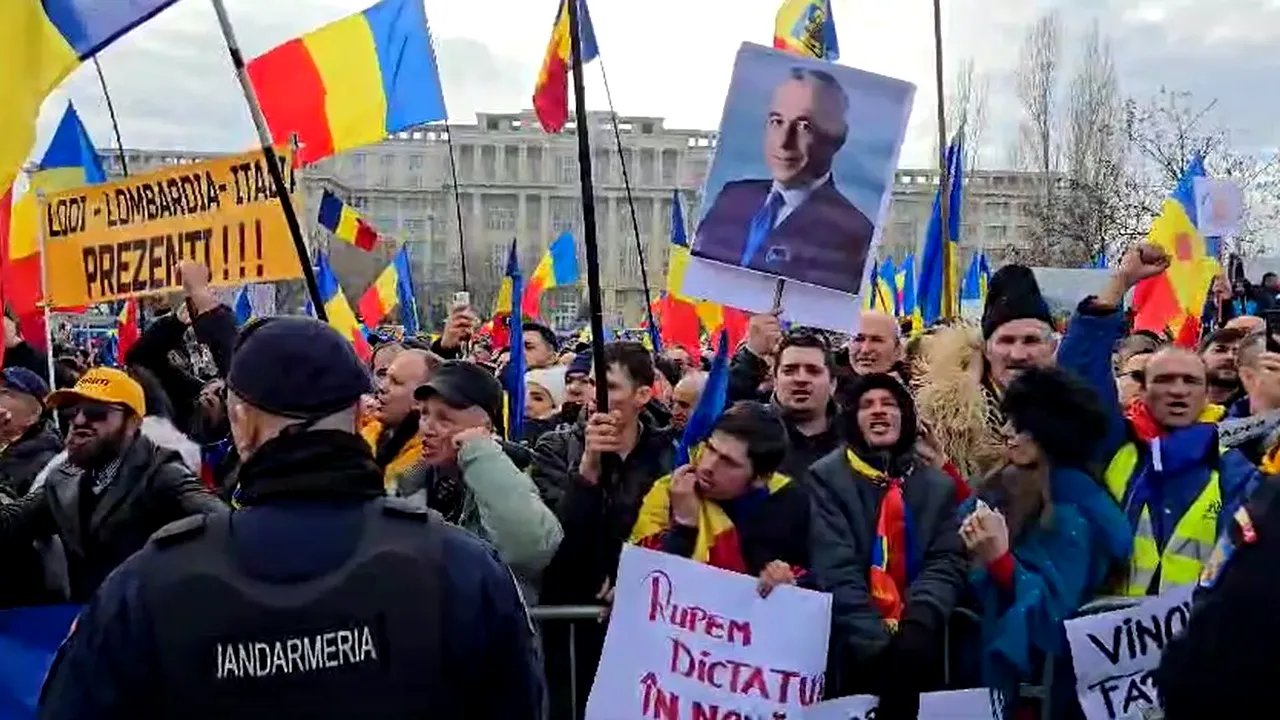 Dosar PENAL la protestul neautorizat, organizat de Călin Georgescu. Cinci persoane au fost audiate