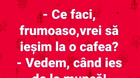 Bancul de duminică | Invitație la cafea