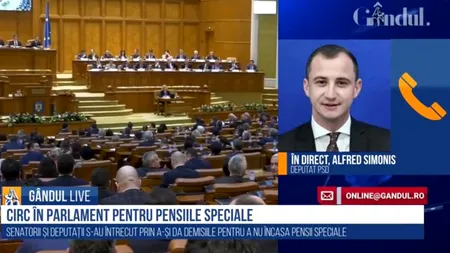 GÂNDUL LIVE. Alfred Simonis, deputat PSD: Voi demisiona cu două zile înainte să se încheie mandatul
