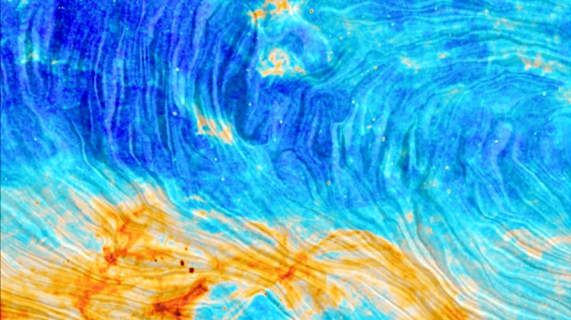 Prima hartă care prezintă câmpul magnetic al Căii Lactee - FOTO
