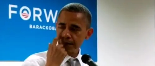 Barack Obama a plâns în timp ce mulțumea staffului de campanie: Sunt foarte mândru de voi. VIDEO