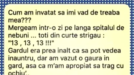 BANCUL de miercuri | 