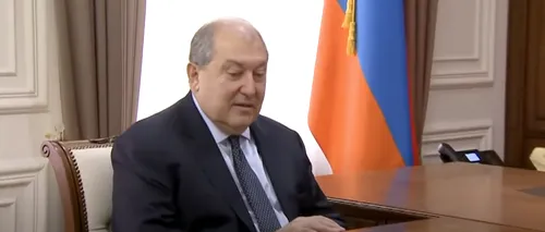 Decizie imprevizibilă la Erevan. Președintele Armeniei, Armen Sarkissian, și-a dat demisia