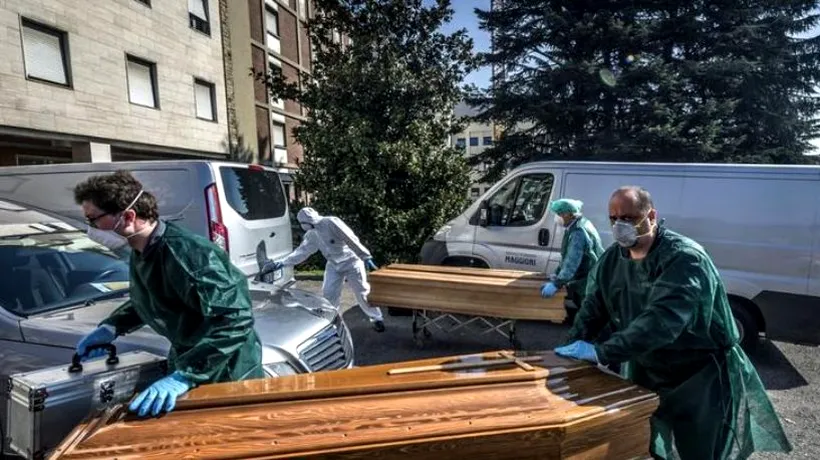 CORONAVIRUS | 760 de decese în Italia, în ultimele 24 de ore. Numărul morților se apropie de 14.000