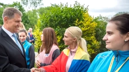 Handbalistele de la CSM București, felicitate de Iohannis