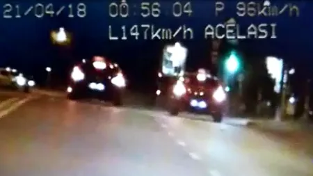 Doi șoferi teribiliști s-au întrecut cu 150 km/h pe străzile din Capitală. Ce s-a întâmplat după o urmărire ca în filme cu poliția