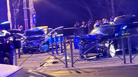 Șoferul lovit frontal de polițiști, pe ȘOSEAUA COLENTINA, după ce n-a oprit la semnalul lor: „Ei m-au căutat cu lovirea. Eu nu aveam intenţia să intru în nicio maşină”