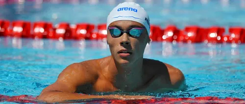 David Popovici s-a calificat, sâmbătă seara, în finala probei de 100 m liber la Campionatele Europene de înot