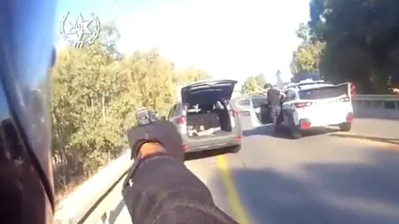 VIDEO| Operațiune în forță a poliției israeliene, pornită în urmărirea unor teroriști Hamas. Imagini surprinse fix în ziua ATACULUI fără precedent!